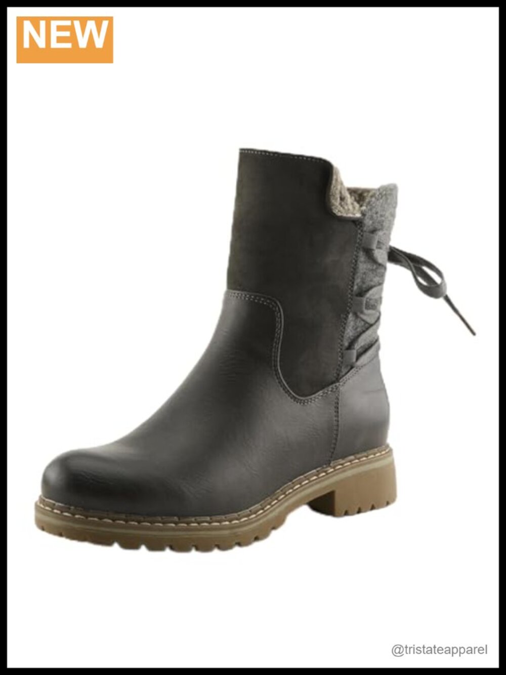 Vegan Faux Fur Ankle Boots for Women - Pull-On with Zipper